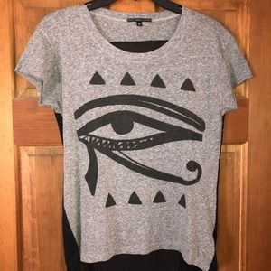 Urban Outfitters Eye of Horus tee with Mesh Back